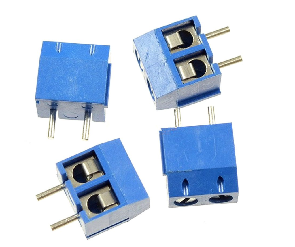PCB Blue Connector 2 PIN C.B.Electronics