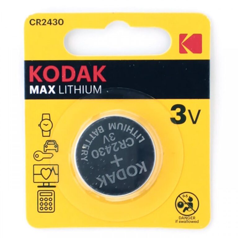 Kodak CR2430 Lithium Coin Button Cell battery C.B.Electronics