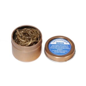 YIHUA-08B Soldering Iron Tip Cleaner With Brass Wire Sponge No Water Needed High Rosin Flux Tools