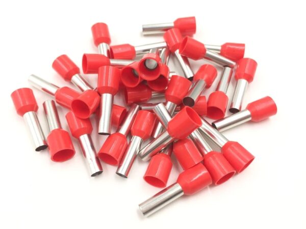 Cord End Terminal (Wire Ferrules) – E6012 RED – C.B.Electronics.
