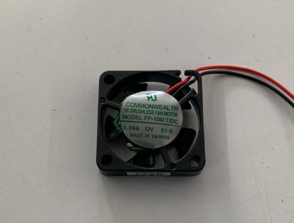 FP-108IT 12V S1B - 12V Fan 2.5×2.5x0.6cm – 2.5x2.5x6mm