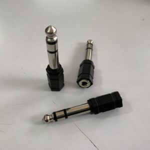 6.3 mm Stereo Plug to 3.5 mm Stereo Jack Adaptor