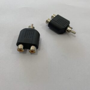 FR-1921 ADAPTOR RCA MALE TO 2 RCA FEMALE