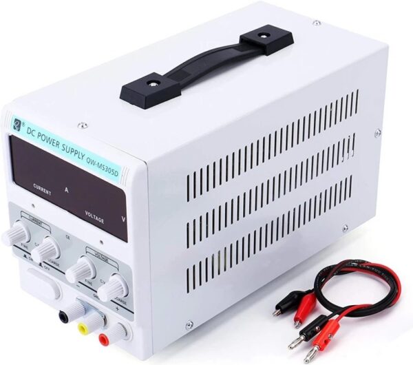 Variable Linear Adjustable Lab DC Bench Power Supply Single Channel Regulated Adjustable Precision Lab Kit UK