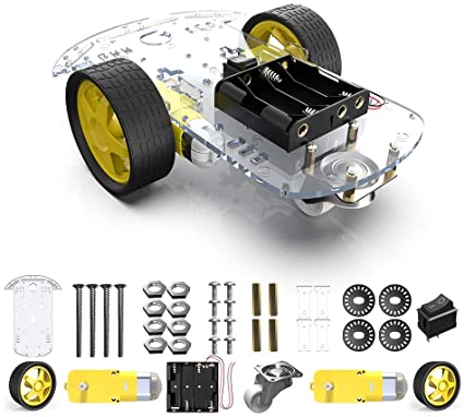Buy Three Wheel DIY Smart Robot Car Chassis Kit at