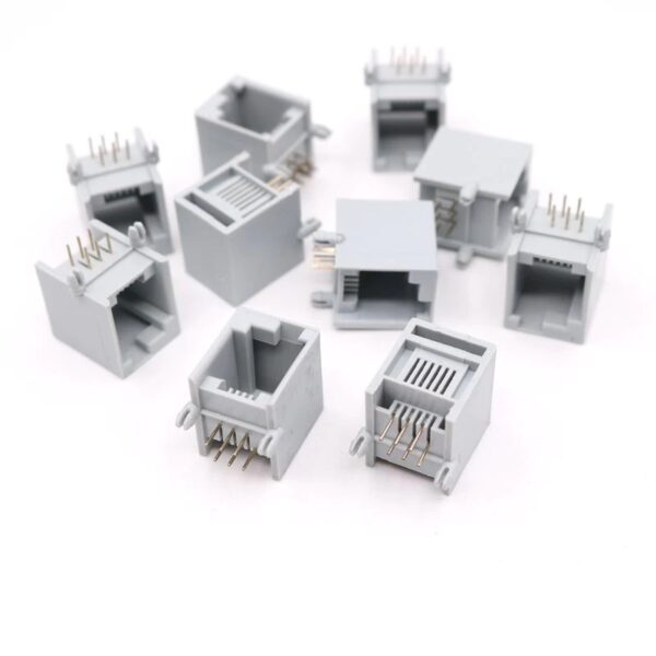 RJ12 6P Right Buckle Connector Socket Female-plug DIY EV3 NXT Cable Accessories
