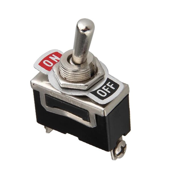 Heavy Duty Toggle Flick Switch ON/OFF/ON Car Dash Light Metal SPST