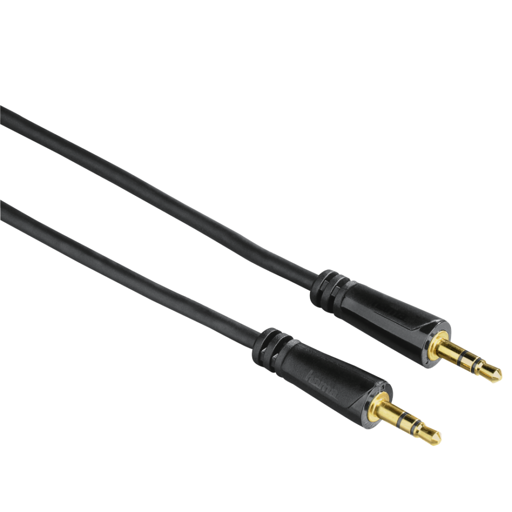 Hama Audio Cable 3.5 mm jack plug plug, stereo, goldplated, 1.5 m