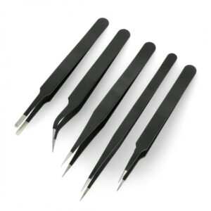 Yihua Antistatic Tweezers Set - 5pcs