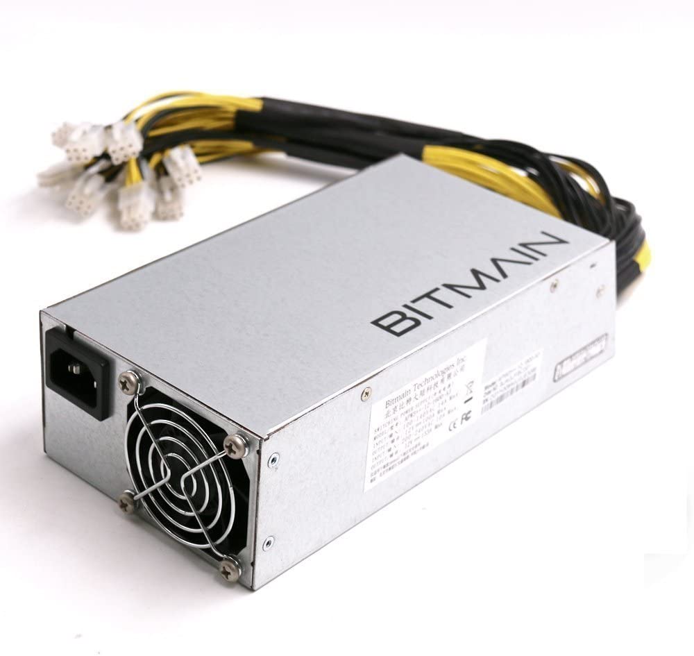Antminer Power Supply APW3++ for S9 or L3+ or D3 w/ 10 Connectors 