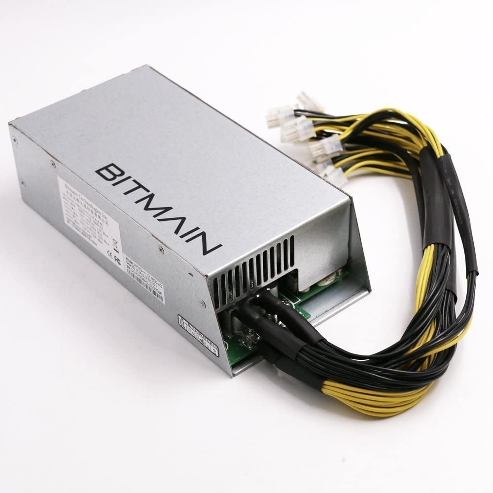 L3+ 12V 1600W PSU for S9 Bitmain Power Supply Antminer APW3+ etc 110-220v 