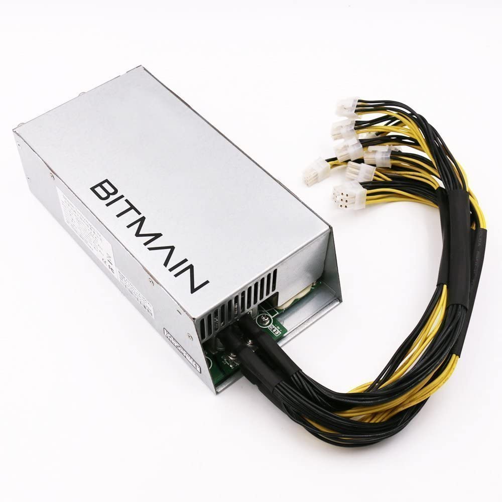 Bitmain APW3+ Power Supply PSU for Antminer ASIC Miner S9 L3 D3 A3 1600W 