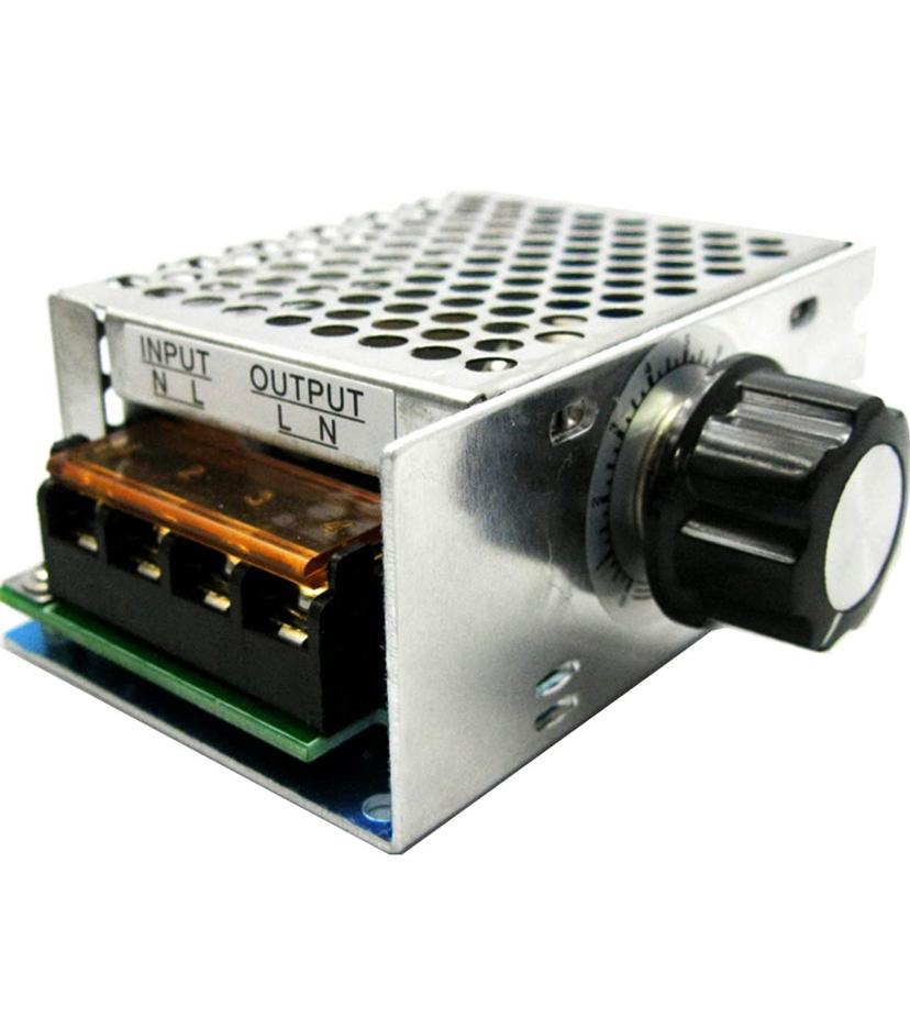 PWM AC Motor Speed Control Controller 4000W(max) SCR Voltage Regulator  Adjustable 50-220V LED Dimmers – C.B.Electronics