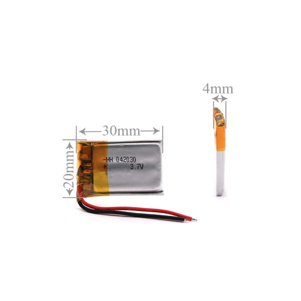 BATTERY 3.7V 30x20x4mm - Image 2