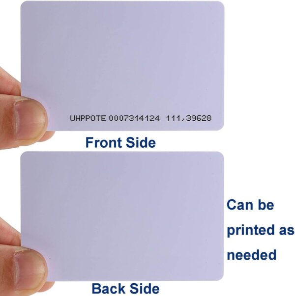 UHPPOTE Contactless 125kHz RFID Proximity Smart Card 0.8mm Thick for Access Control System & Time Attandance - Image 2
