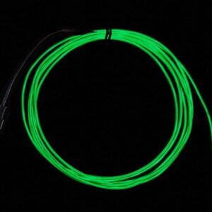 Green Electroluminescent (EL) Wire - 1 meter