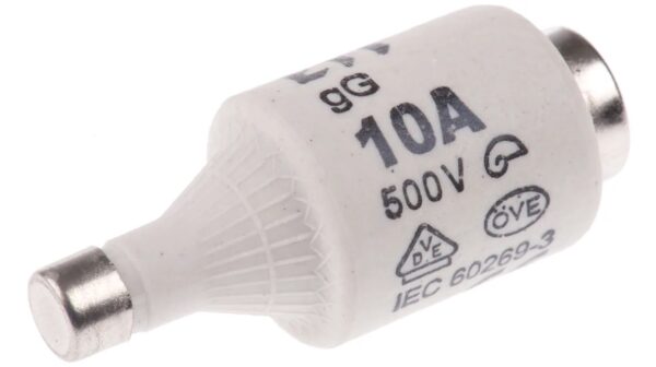ETI 10A DII Diazed Fuse, E27 Thread Size, gG - gL, 500V ac