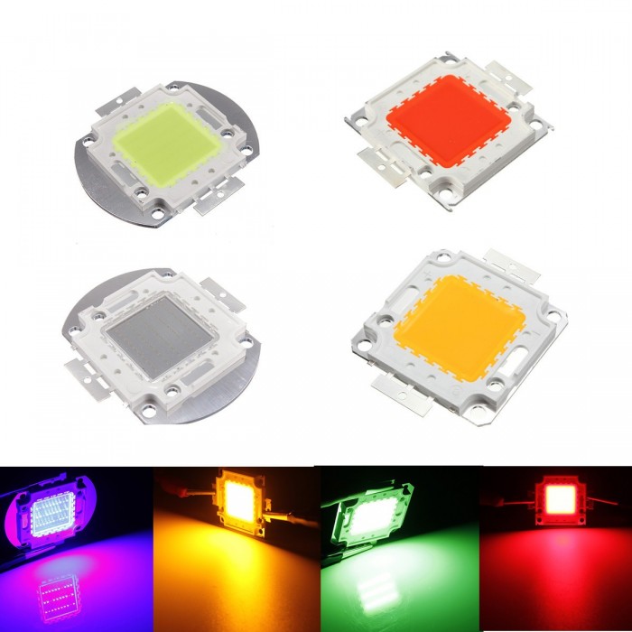 Driverless 50W UV COB LED Chip - 395-400nm, 110VAC, No Welding Required - Smart IC