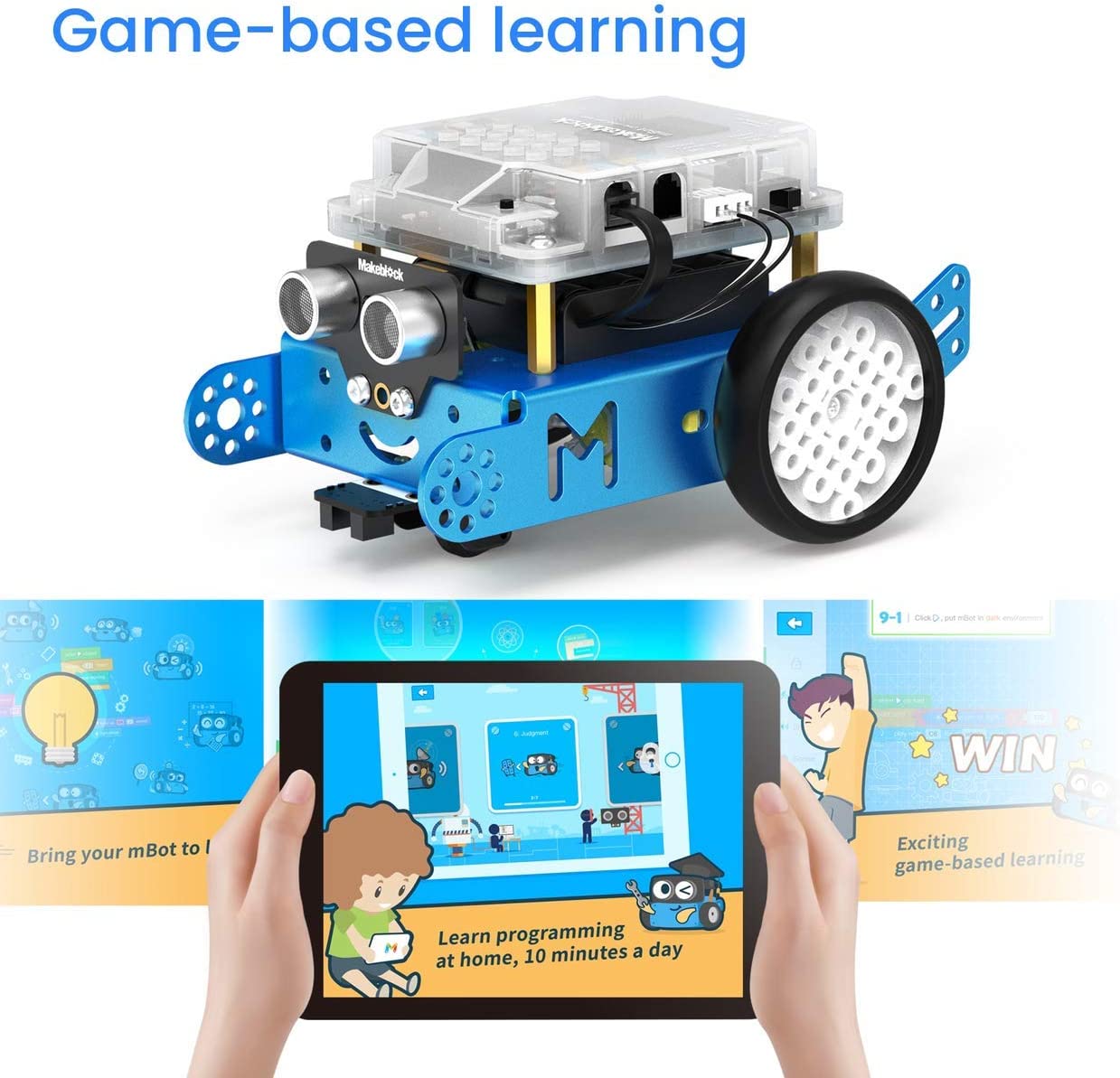 Makeblock mBot STEM Projects for Kids Ages 8-12, Learning & Education Toys  for Boys and Girls to Learn Robotics, Electronics and Programming While  Playing, Coding Robot Kit – C.B.Electronics