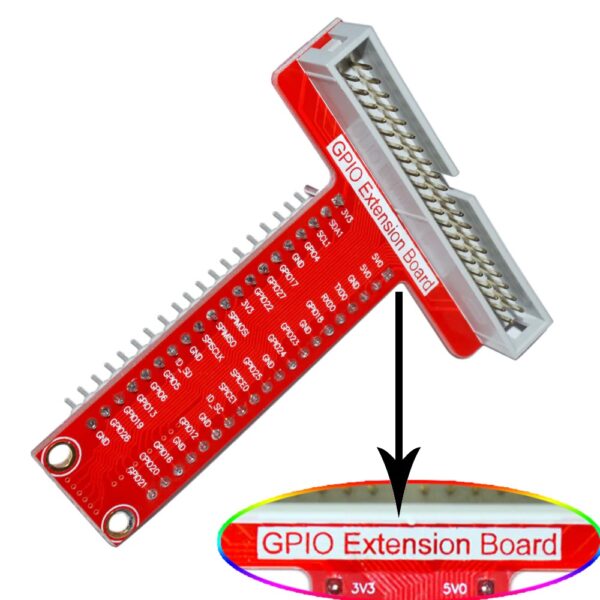 Type-T GPIO Expansion Board Accessory for Raspberry Pi B+ - Image 5