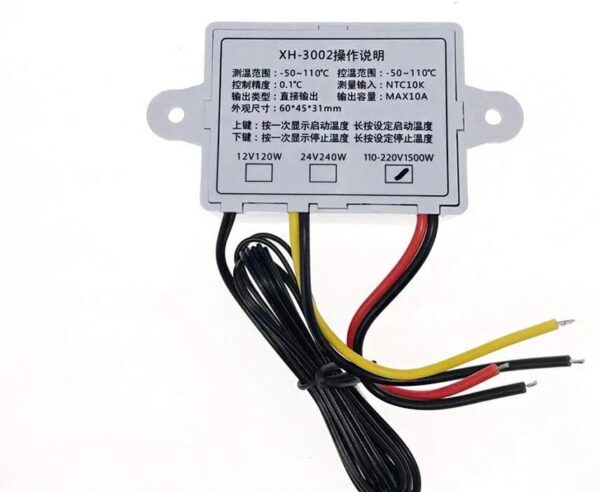 Module Board Test & Measuring Module - XH-3002 12V Professional W3002 Digital LED Temperature Controller 10A Thermostat Regulator - Image 2