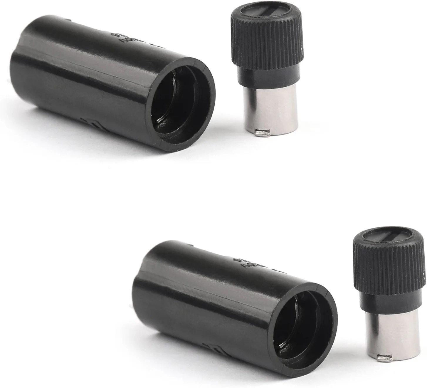Lot De 5 Porte-fusibles à Montage Panneau – Pour Fusibles 6x30 Mm, AC 125V 15A / 250V 10A – Plastique Et Métal