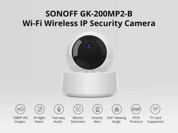 SONOFF GK-200MP2-B – Wi-Fi Wireless IP Security Camera (Cloud Storage) - Image 11