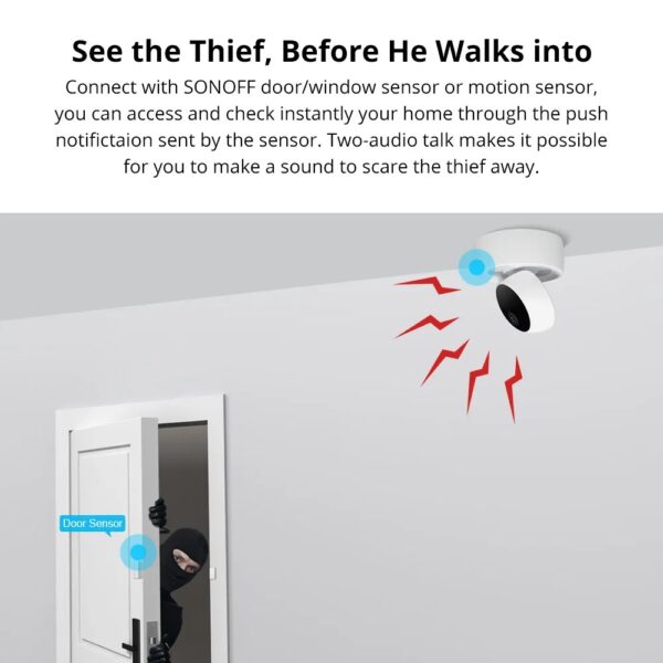 SONOFF GK-200MP2-B – Wi-Fi Wireless IP Security Camera (Cloud Storage) - Image 7
