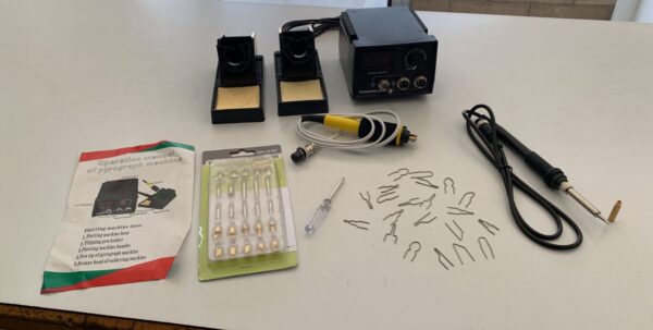110V-240V Woodburner Wood Burning Tool Kit Woodburning Pyrography Pirograbador Pen Machine Set Electric Soldering Iron