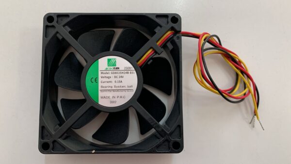 24V Fan 8x8x2.5cm 3 Wires – 80x80x25mm