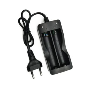 18650 Battery Charger EU Plug 2 Slots Smart Charging Safety Fast Charge 18650 Li-ion Rechargeable Battery Charger
