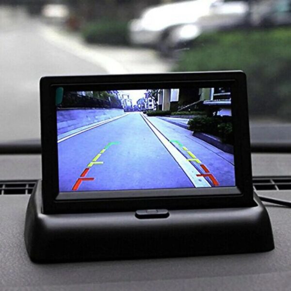 4.3 Inch TFT LCD Screen, Car Rear View Monitor, Rear View Parking Monitor With 2-channel Video Input, Additional Camera - Image 6