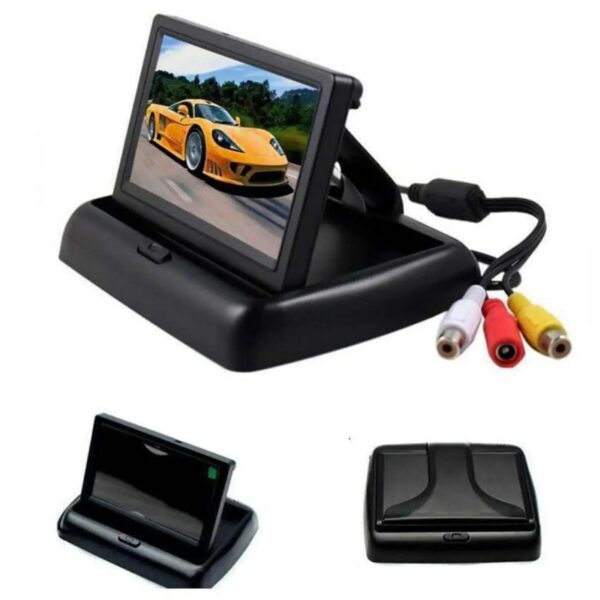 4.3 Inch TFT LCD Screen, Car Rear View Monitor, Rear View Parking Monitor With 2-channel Video Input, Additional Camera - Image 4