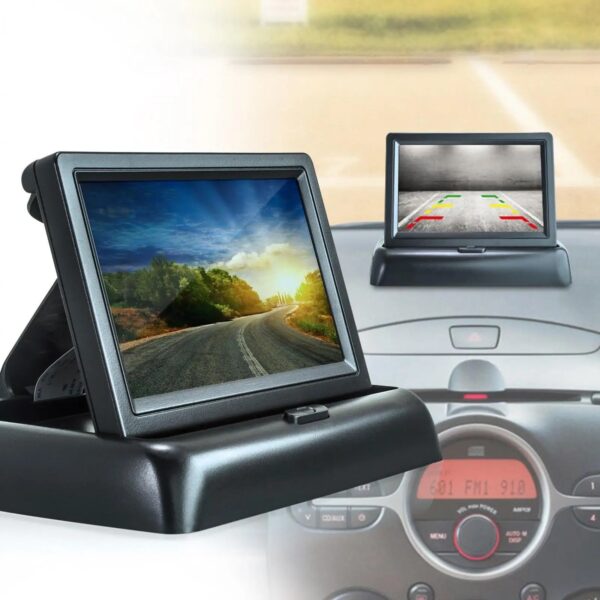 4.3 Inch TFT LCD Screen, Car Rear View Monitor, Rear View Parking Monitor With 2-channel Video Input, Additional Camera - Image 11