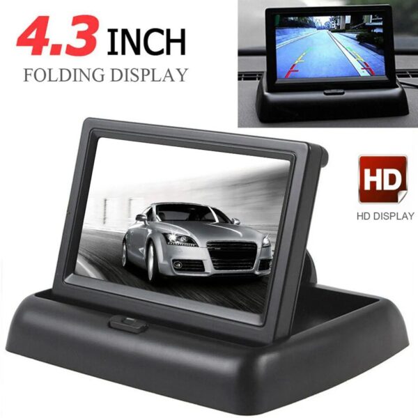 4.3 Inch TFT LCD Screen, Car Rear View Monitor, Rear View Parking Monitor With 2-channel Video Input, Additional Camera - Image 10