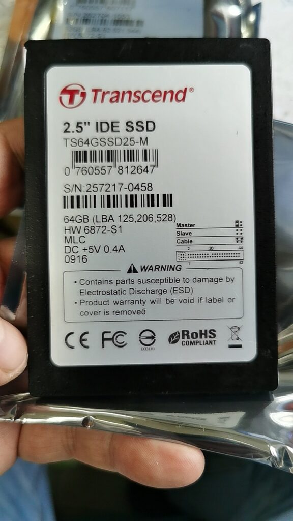 New 2.5 inch 64G 44p IDE SSD 2.5″ 4GB 8GB IDE Solid state