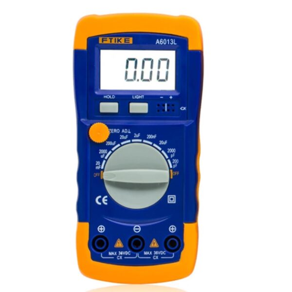A6013L 200pF~20mF digital capacitance meter digital display anti-burning capacitance meter