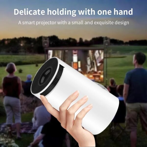HY300 ANDROID/iPhone 11.0 PORTABLE PROJECTOR 2.4G / 5G WIFI BT4.1 1280*720DPI 120 ANSI LUMENS HOME THEATER MEDIA PLAYER - EU PLUG - Image 7