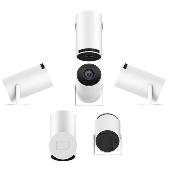 HY300 ANDROID/iPhone 11.0 PORTABLE PROJECTOR 2.4G / 5G WIFI BT4.1 1280*720DPI 120 ANSI LUMENS HOME THEATER MEDIA PLAYER - EU PLUG - Image 3