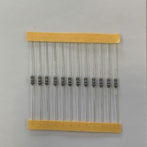 Electronic component: 0.25 watt, 0.1 ohm resistor.