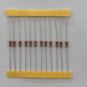 Electronic component: 0.25 watt, 110 ohm resistor.