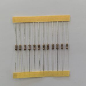 Electronic component: 0.25 watt, 11 ohm resistor.