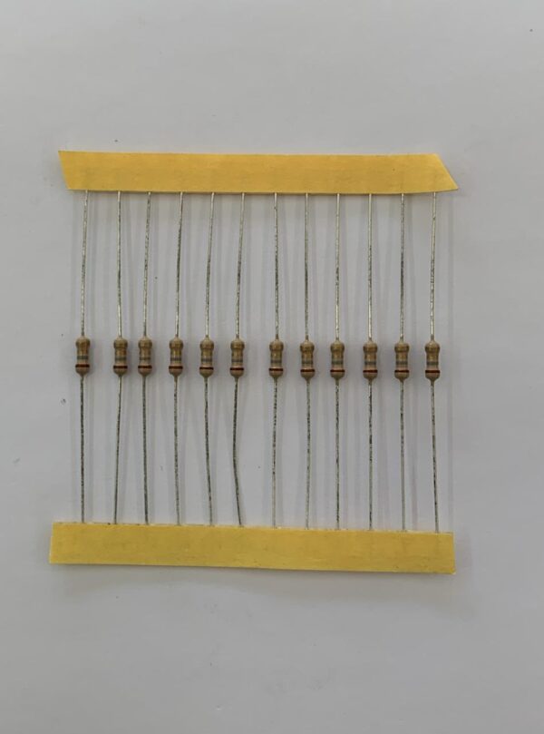 Electronic component: 0.25 watt, 1.8 ohm resistor.