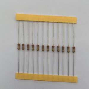 Electronic component: 0.25 watt, 2.7 ohm resistor.