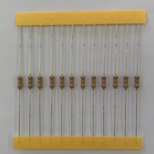 Electronic component: 0.25 watt, 3.3 ohm resistor.