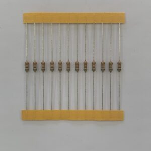 Electronic component: 0.25 watt, 5.1 ohm resistor.