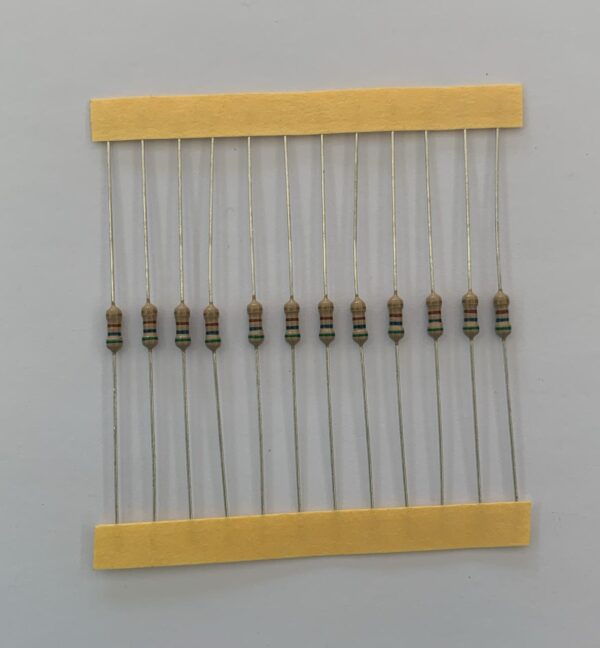 Electronic component: 0.25 watt, 560 ohm resistor.