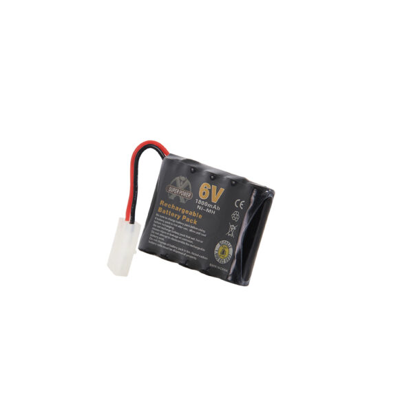 Nickel Metal Hydride Ni-MH Rechargeable Battery - AAx5 Pack - 6V 1800mAh