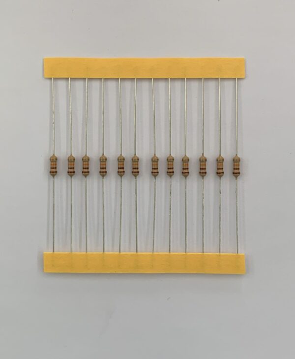 Electronic component: 0.25 watt, 11 kohm resistor.