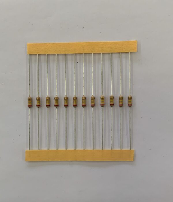Electronic component: 0.25 watt, 240 kohm resistor.